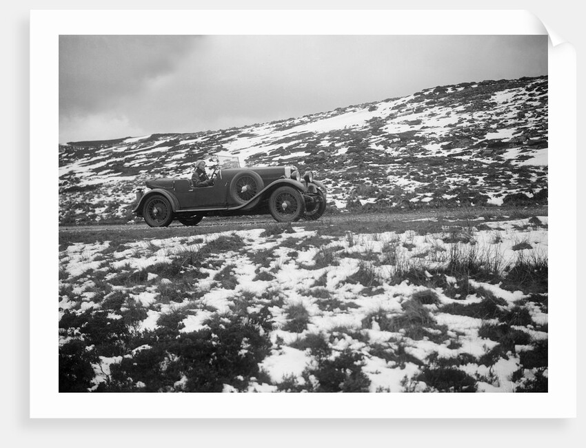 Kitty Brunell road testing a MG 18/80, April 1931 by Bill Brunell