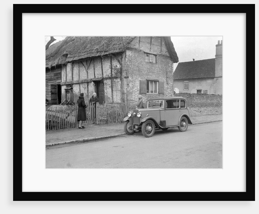 Road testing a Triumph Scorpion, Horley, Surrey, 1931 by Bill Brunell