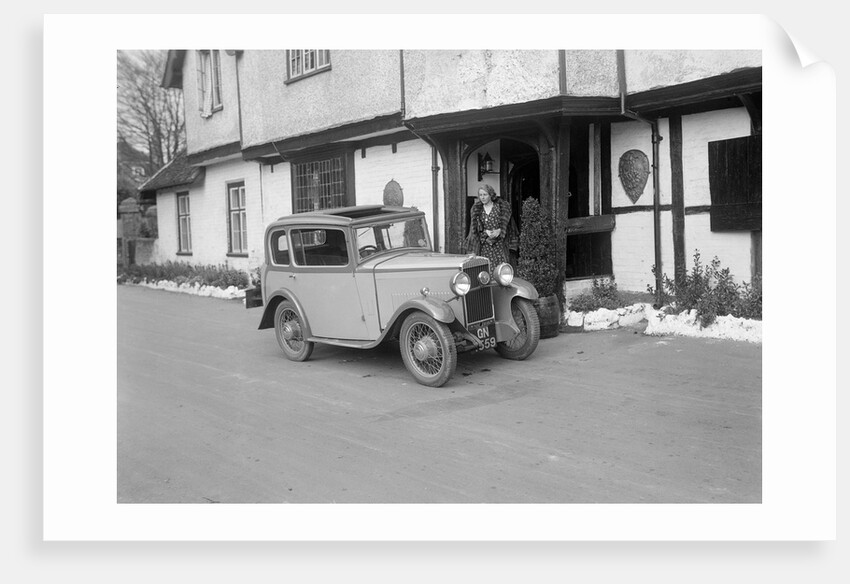 Road testing a Triumph Scorpion, 1931 by Bill Brunell