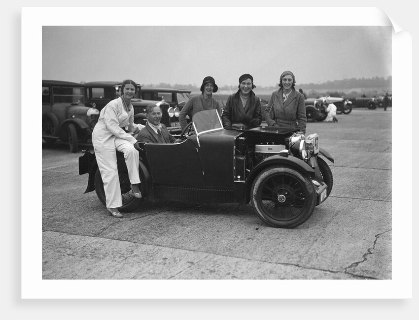 MG M type at Brooklands by Bill Brunell