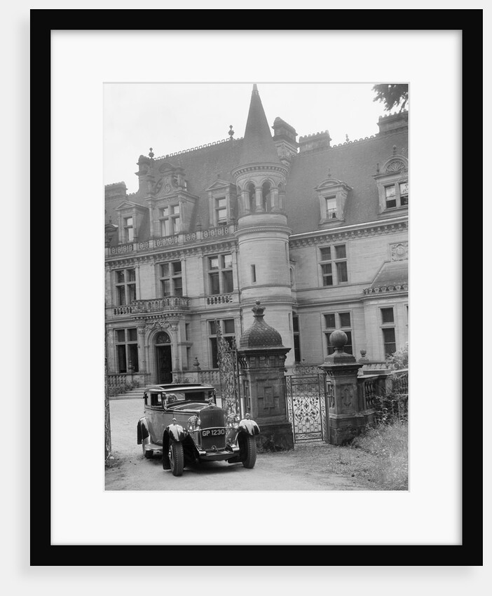 Kitty Brunell road testing a 1931 Delage D8, Wykehurst Place, Bolney, Sussex by Bill Brunell