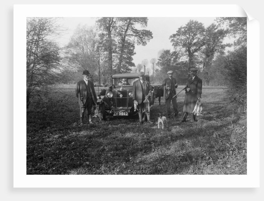 Shooting party with a 1928 Talbot 14/45 by Bill Brunell