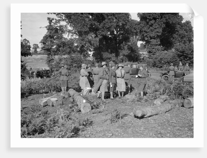 Women at a First Aid Nursing Yeomanry (FANY) trial or rally, 1931. by Bill Brunell
