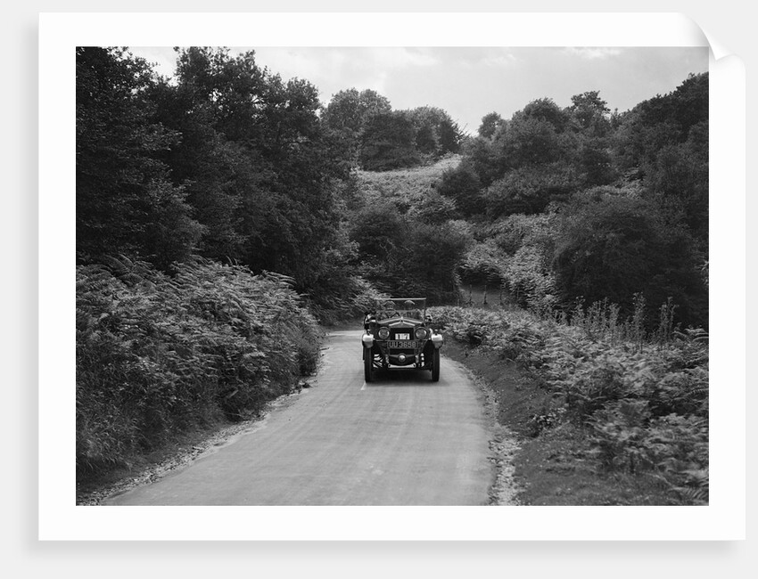 Car taking part in a First Aid Nursing Yeomanry trial or rally, 1931 by Bill Brunell