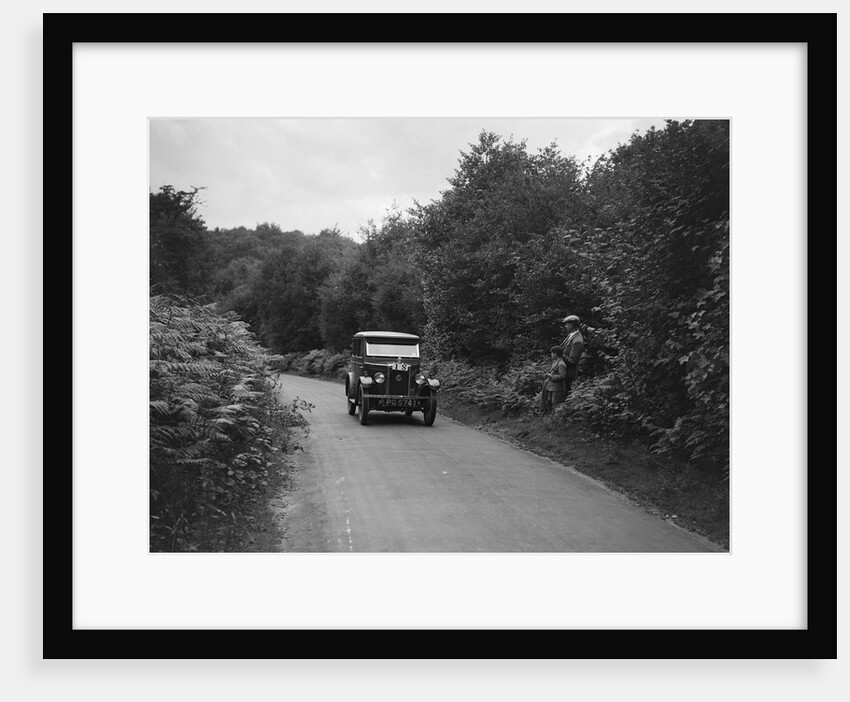 Morris Minor taking part in a First Aid Nursing Yeomanry trial or rally, 1931 by Bill Brunell