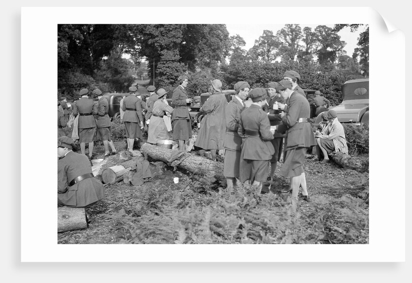 Women at a First Aid Nursing Yeomanry (FANY) trial or rally, 1931. by Bill Brunell