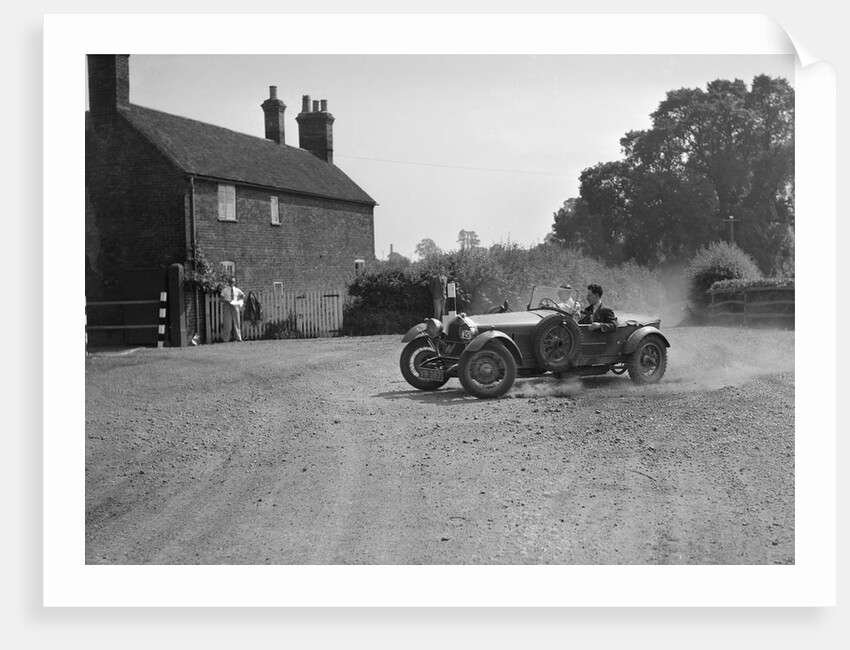 Bugatti Type 30 competing in the Singer CC Rushmere Hill Climb, Shropshire 1935 by Bill Brunell