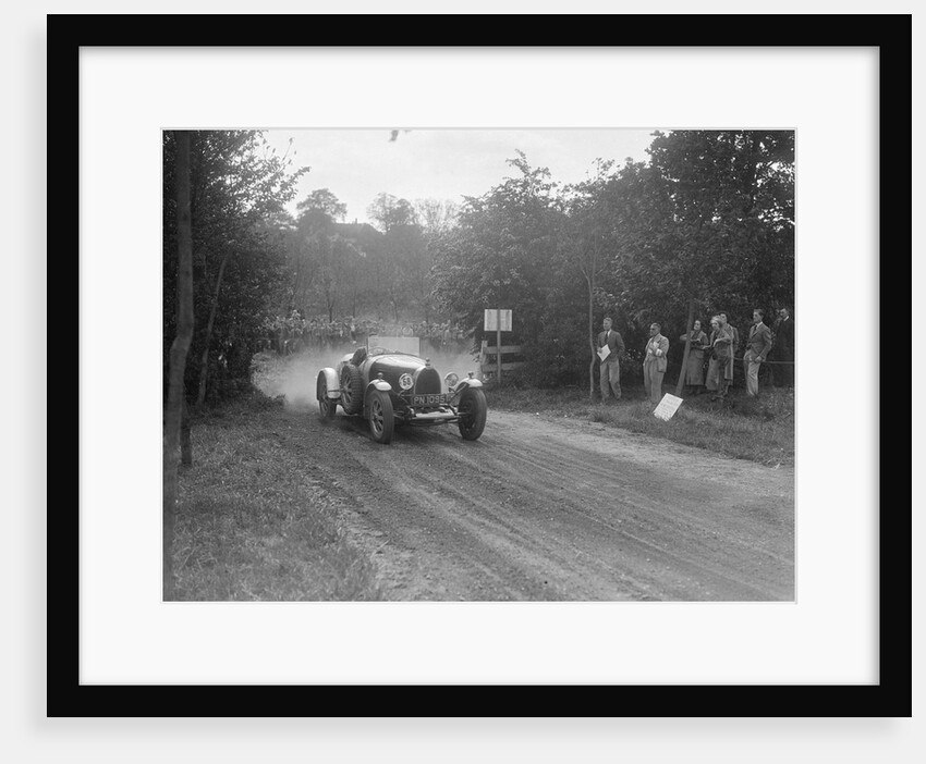 Bugatti Type 43, Bugatti Owners Club Hill Climb, Chalfont St Peter, Buckinghamshire, 1935 by Bill Brunell
