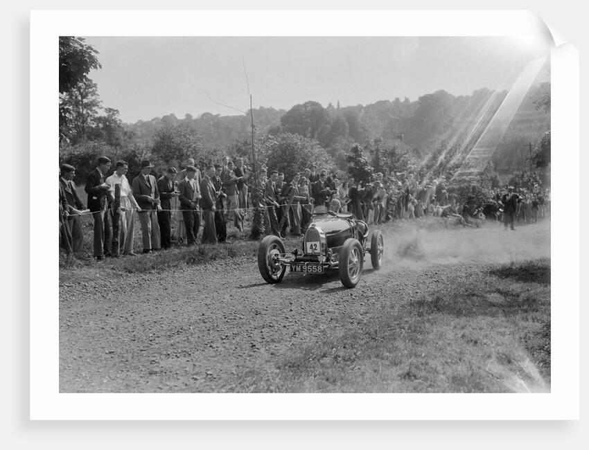 Bugatti Type 35, Bugatti Owners Club Hill Climb, Chalfont St Peter, Buckinghamshire, 1935 by Bill Brunell