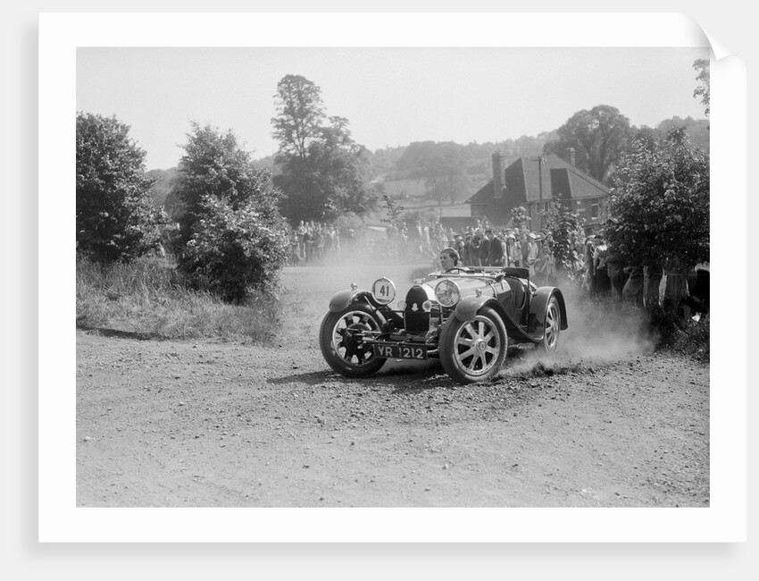 Bugatti Type 37, Bugatti Owners Club Hill Climb, Chalfont St Peter, Buckinghamshire, 1935 by Bill Brunell