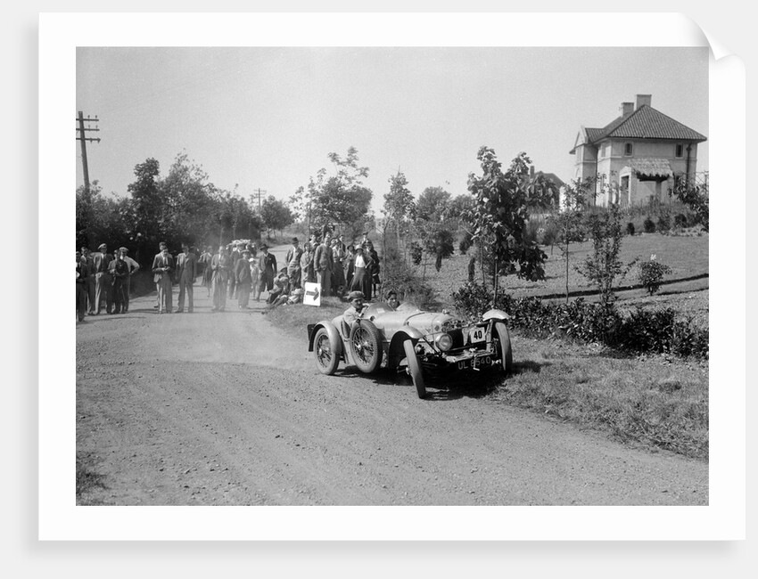 1929 Rally, Bugatti Owners Club Hill Climb, Chalfont St Peter, Buckinghamshire, 1935 by Bill Brunell