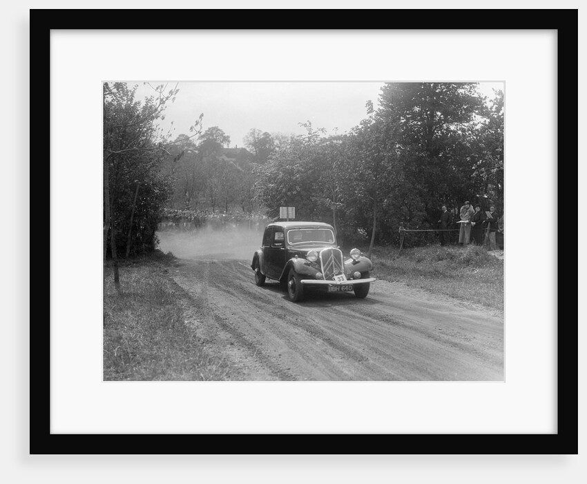 Citroen saloon, Bugatti Owners Club Hill Climb, Chalfont St Peter, Buckinghamshire, 1935 by Bill Brunell