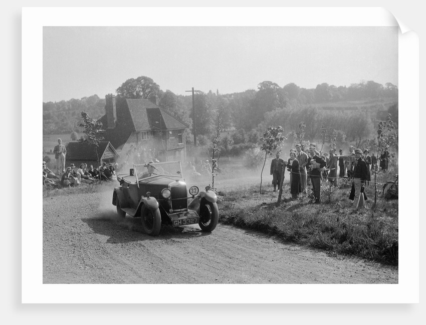 Riley with tourer body, Bugatti Owners Club Hill Climb, Chalfont St Peter, Buckinghamshire, 1935 by Bill Brunell