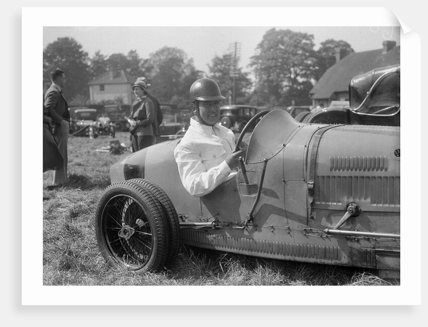 Bugatti Type 35, Bugatti Owners Club Hill Climb, Chalfont St Peter, Buckinghamshire, 1935 by Bill Brunell