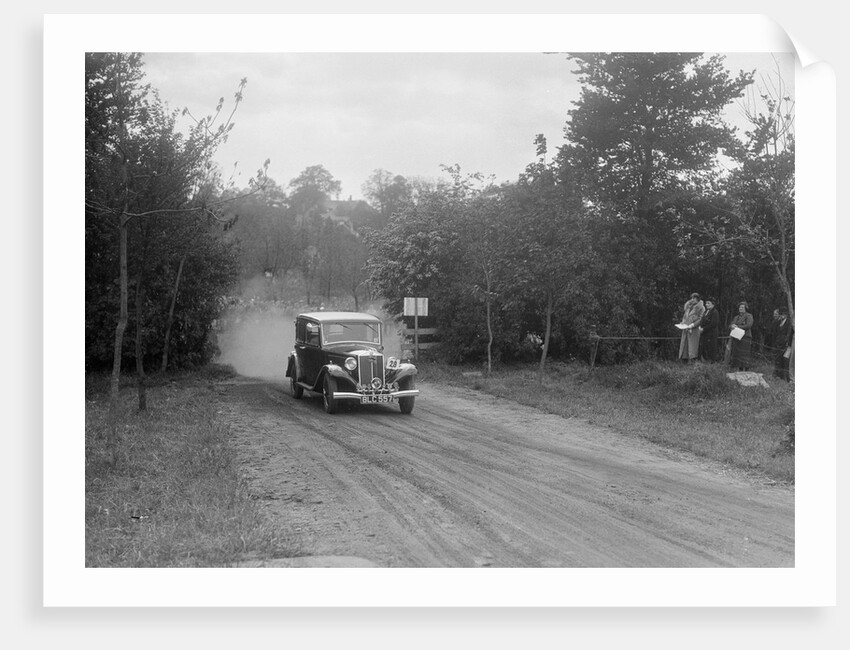 Lancia Augusta saloon, Bugatti Owners Club Hill Climb, Chalfont St Peter, Buckinghamshire, 1935 by Bill Brunell