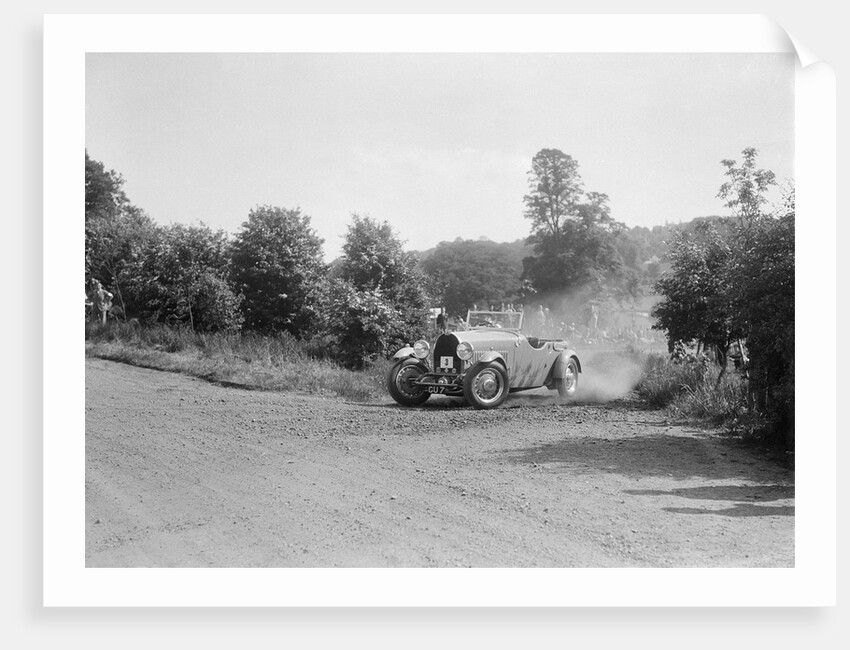 Bugatti Type 49, Bugatti Owners Club Hill Climb, Chalfont St Peter, Buckinghamshire, 1935 by Bill Brunell