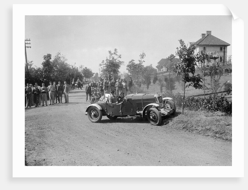 Lea-Francis Hyper, Bugatti Owners Club Hill Climb, Chalfont St Peter, Buckinghamshire, 1935 by Bill Brunell