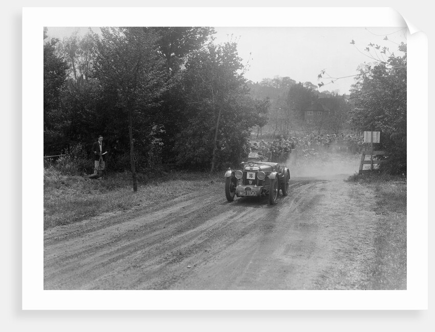 MG C type, Bugatti Owners Club Hill Climb, Chalfont St Peter, Buckinghamshire, 1935 by Bill Brunell