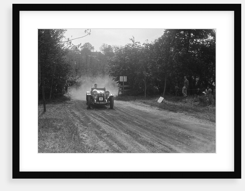 Alvis, Bugatti Owners Club Hill Climb, Chalfont St Peter, Buckinghamshire, 1935 by Bill Brunell