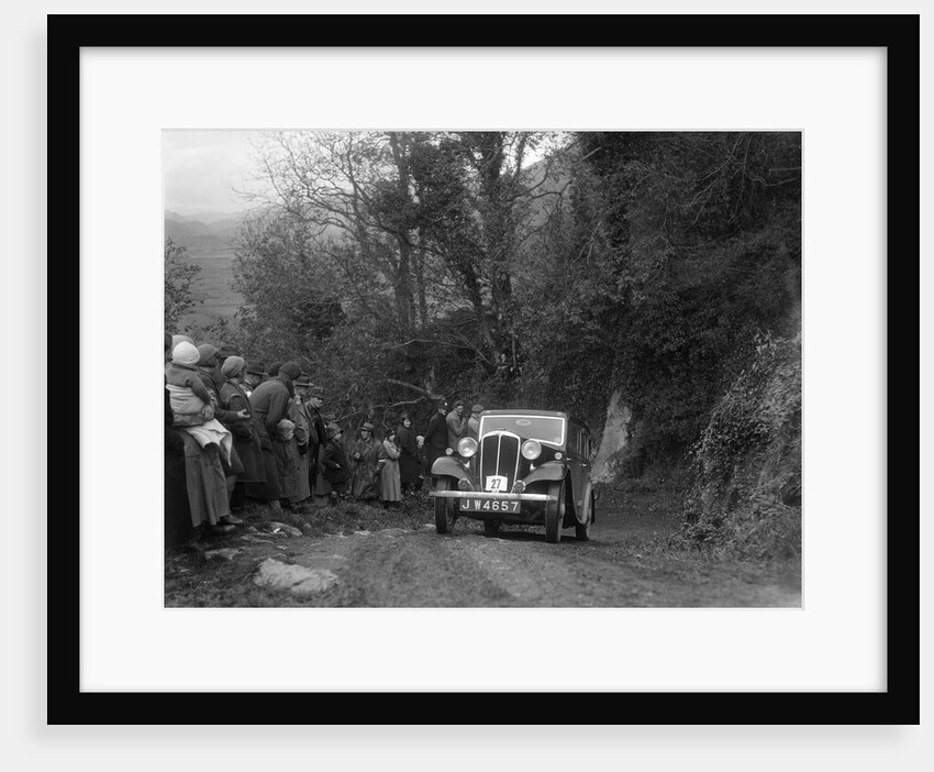 1934 Standard Ten taking part in a Standard Car Owners Club trial by Bill Brunell