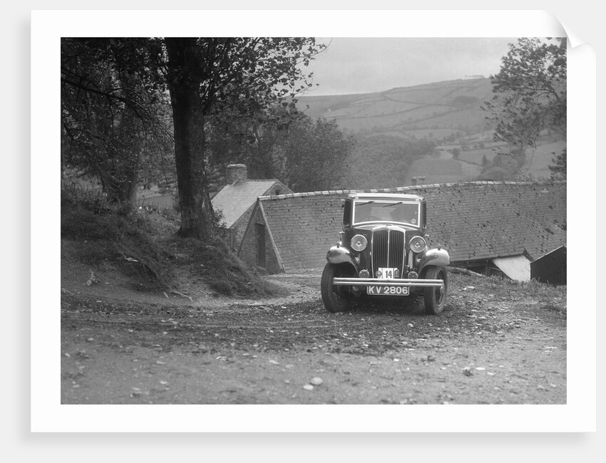 1932 Standard Nine taking part in a Standard Car Owners Club trial by Bill Brunell