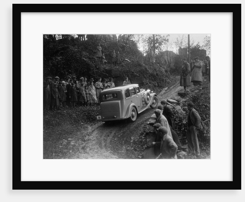 1934 Standard Sixteen taking part in a Standard Car Owners Club trial by Bill Brunell