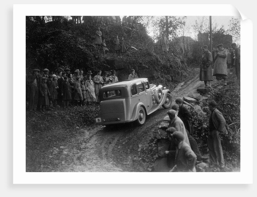 1934 Standard Sixteen taking part in a Standard Car Owners Club trial by Bill Brunell