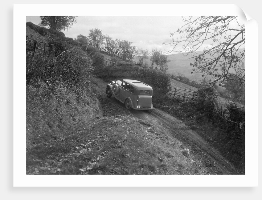 1934 Standard Sixteen taking part in a Standard Car Owners Club trial by Bill Brunell