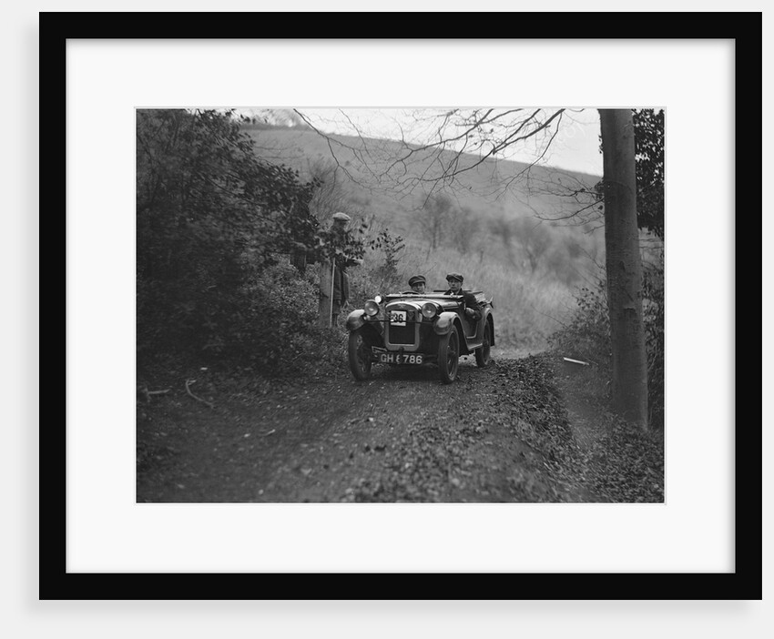 Austin Ulster of WGE Rushworth competing in the Inter-Varsity Trial, November 1931 by Bill Brunell