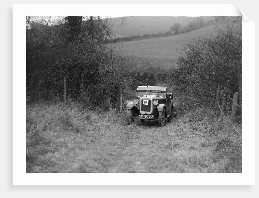 Austin Chummy of J Dyson-Taylor competing in the Inter-Varsity Trial, November 1931 by Bill Brunell