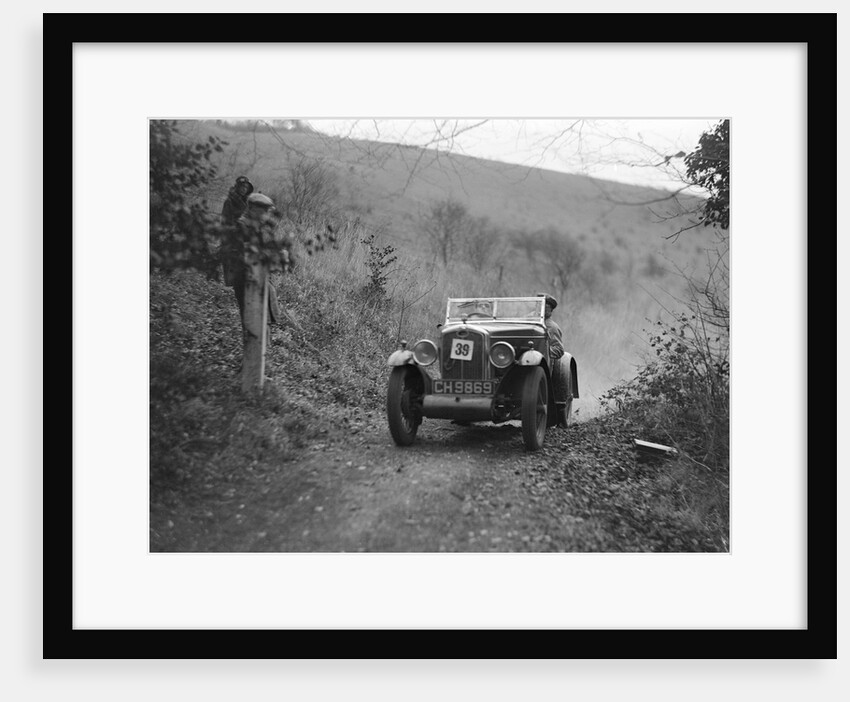 Wolseley Hornet of JM Suggs competing in the Inter-Varsity Trial, November 1931 by Bill Brunell
