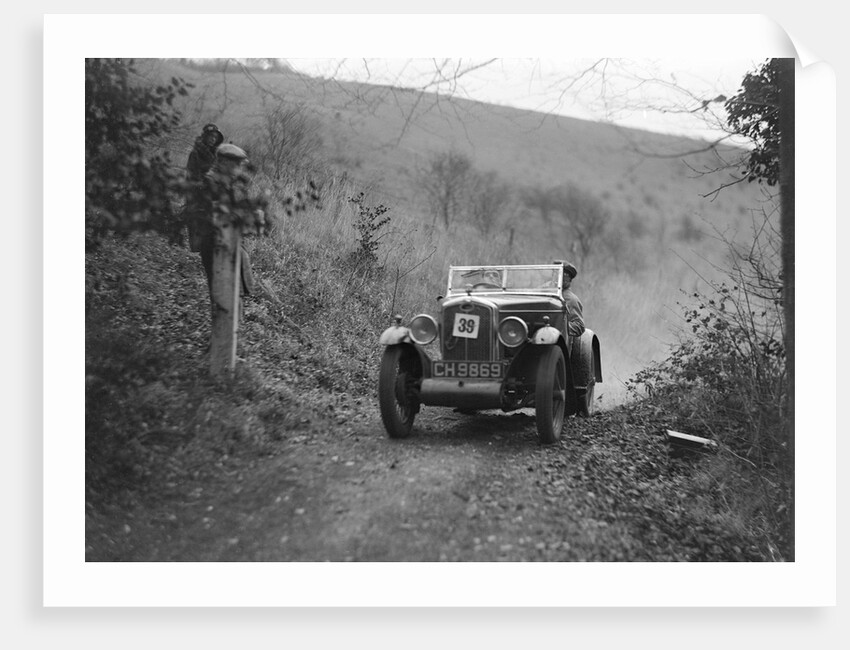 Wolseley Hornet of JM Suggs competing in the Inter-Varsity Trial, November 1931 by Bill Brunell