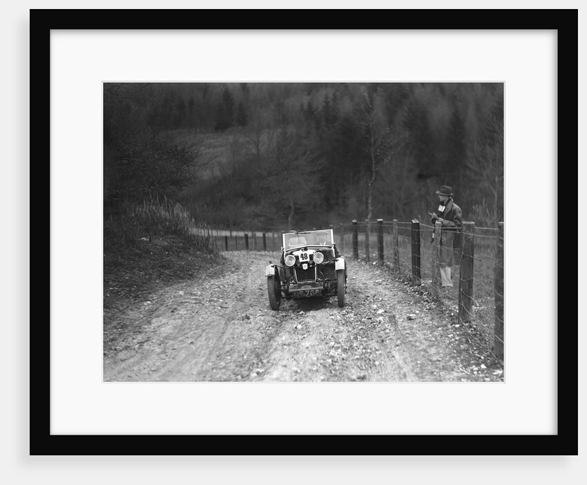 Viscount Curzon's MG M type 12/12 replica competing in the Inter-Varsity Trial, November 1931 by Bill Brunell