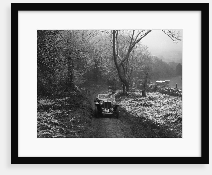 MG PB taking part in a motoring trial, late 1930s by Bill Brunell