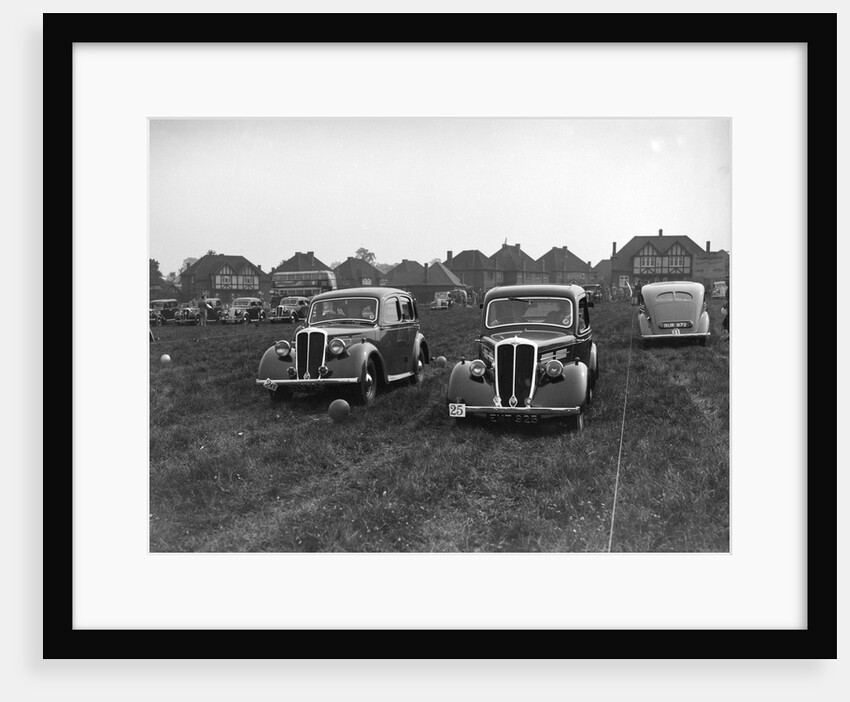 Standard Flying Twelve and Flying Nine at the Standard Car Owners Club Gymkhana, 8 May 1938 by Bill Brunell