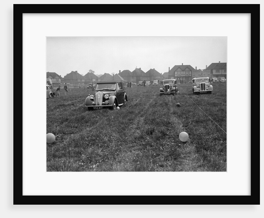 Two Standard Twelves and a Standard Nine at the Standard Car Owners Club Gymkhana, 8 May 1938 by Bill Brunell