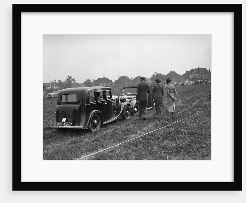 Standard Nine and Standard Flying Twelve at the Standard Car Owners Club Gymkhana, 8 May 1938 by Bill Brunell