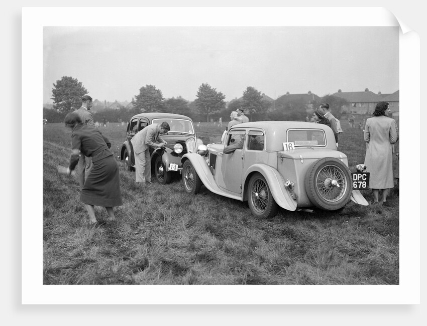 Standard SS II and Standard Flying Twelve at the Standard Car Owners Club Gymkhana, 8 May 1938 by Bill Brunell