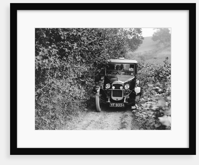 Austin 12/4 Windsor saloon taking part in the North West London Motor Club Trial, 1 June 1929 by Bill Brunell