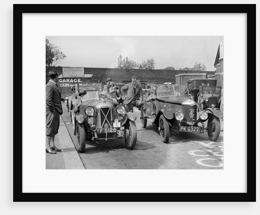 Cars at the North West London Motor Club Trial, Osterley Park Hotel, Isleworth, 1 June 1929 by Bill Brunell