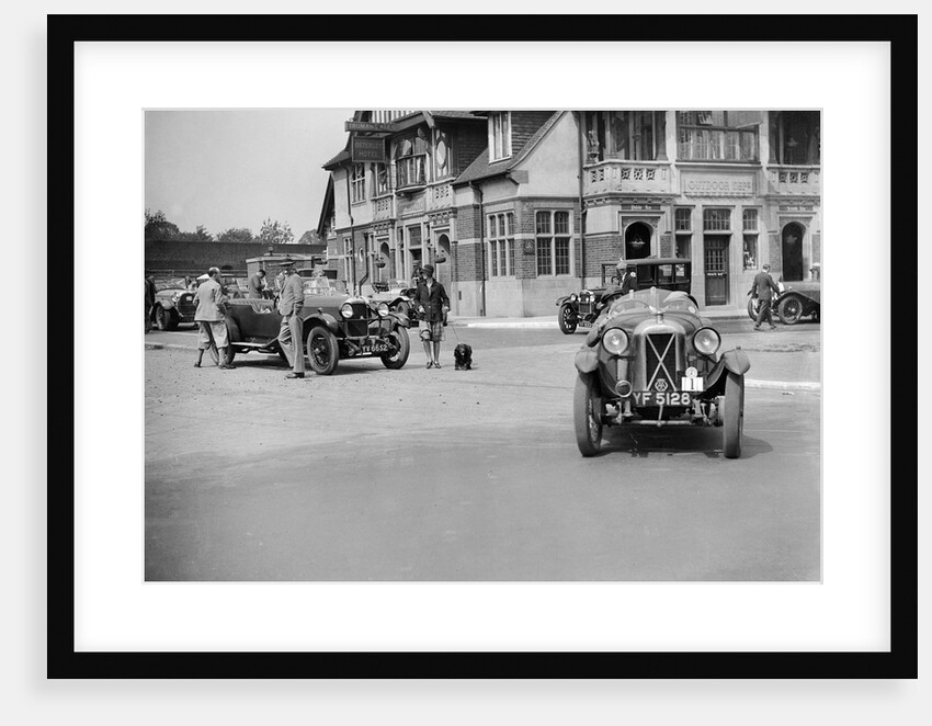 Cars at the North West London Motor Club Trial, Osterley Park Hotel, Isleworth, 1 June 1929 by Bill Brunell