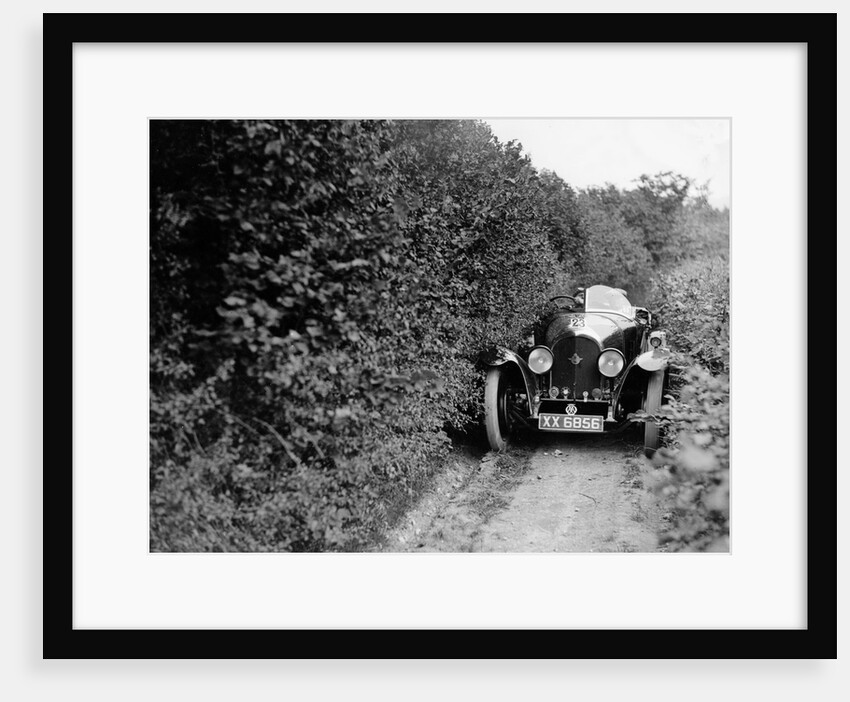1925 Bentley of Miss MH Ogilvie taking part in the North West London Motor Club Trial, 1 June 1929 by Bill Brunell