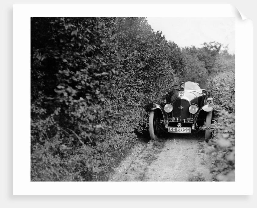 1925 Bentley of Miss MH Ogilvie taking part in the North West London Motor Club Trial, 1 June 1929 by Bill Brunell