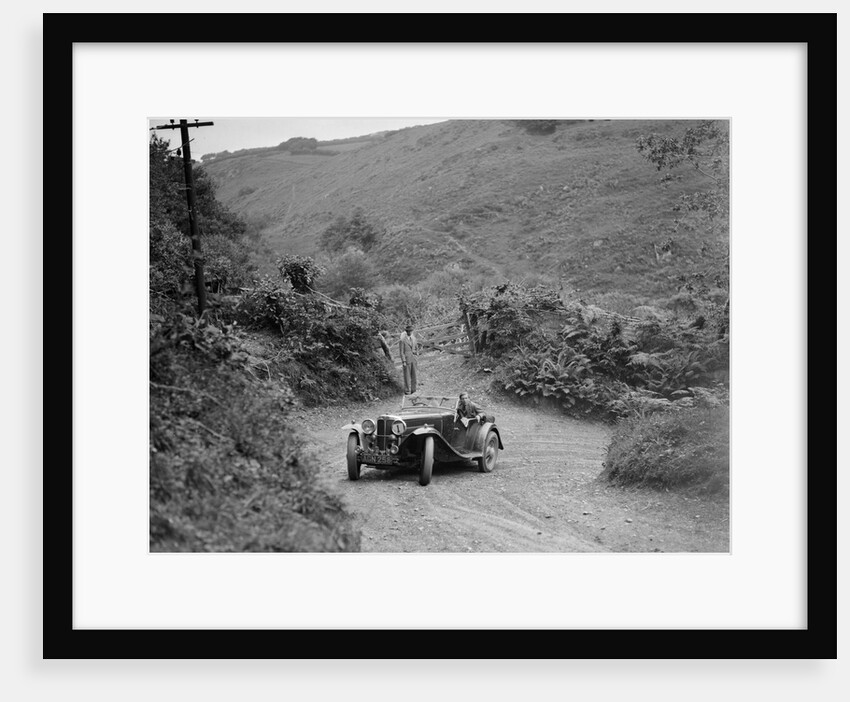 1933 AC 4-seater taking part in a motoring trial, late 1930s by Bill Brunell