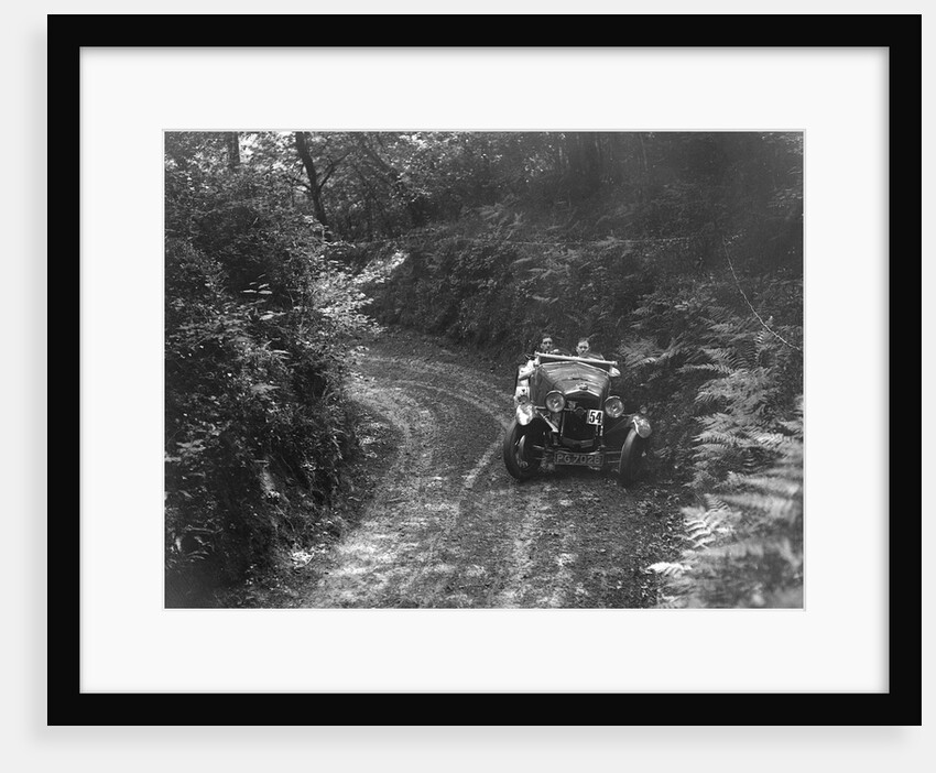 1930 Frazer-Nash Interceptor taking part in a motoring trial, 1930s by Bill Brunell