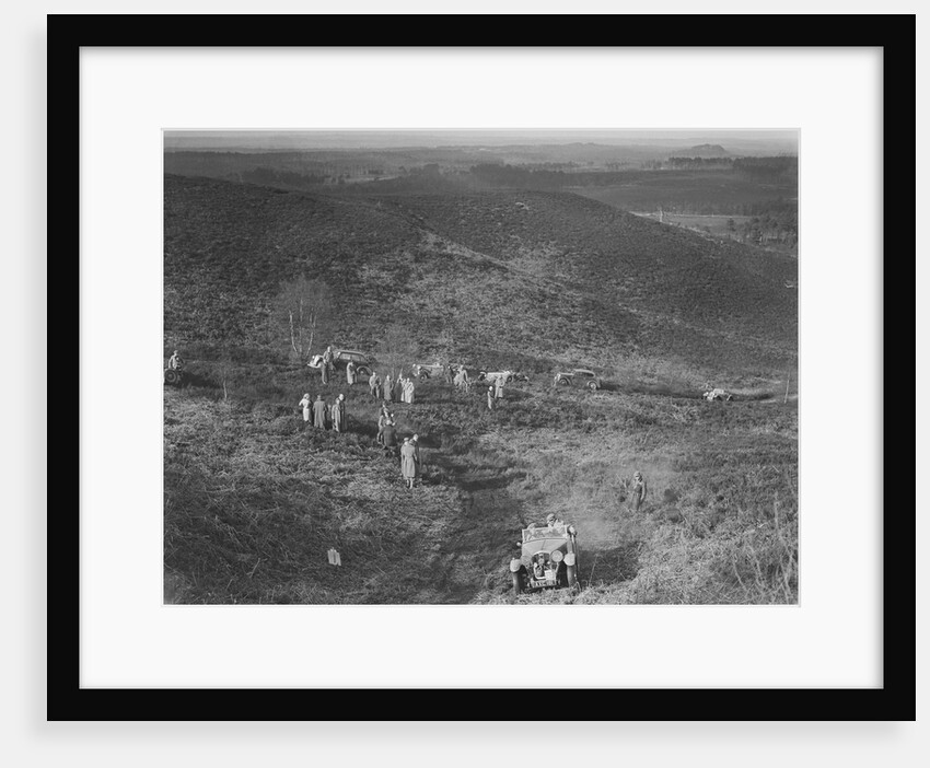 1933 Wolseley Hornet 2-seater sports taking part in a motoring trial, late 1930s by Bill Brunell