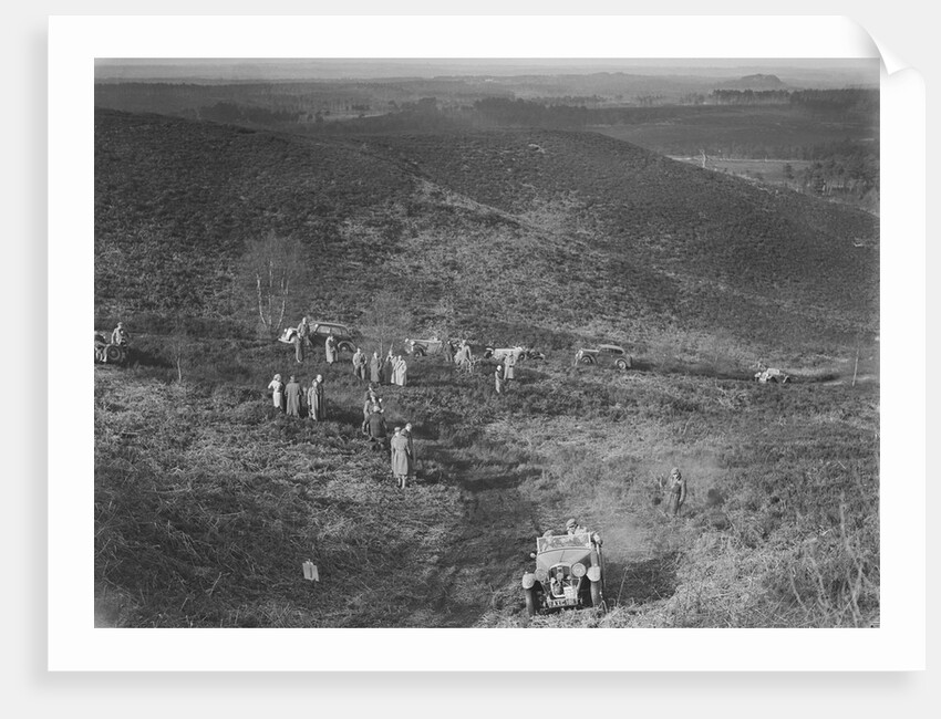 1933 Wolseley Hornet 2-seater sports taking part in a motoring trial, late 1930s by Bill Brunell