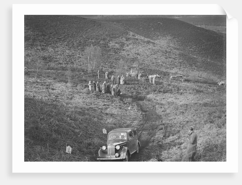 1938 Vauxhall Ten taking part in a motoring trial, late 1930s by Bill Brunell