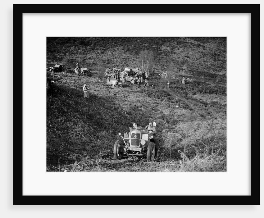 1089 cc Riley taking part in a motoring trial, late 1930s by Bill Brunell