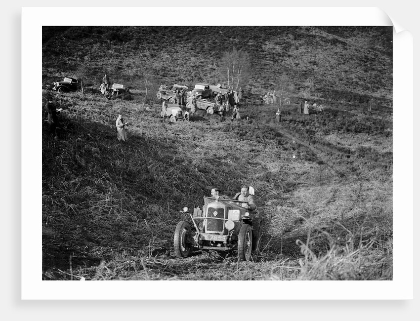 1089 cc Riley taking part in a motoring trial, late 1930s by Bill Brunell